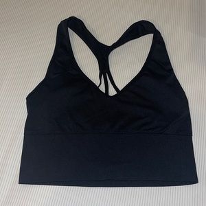 PINK seamless sport bra like new. Longline fit